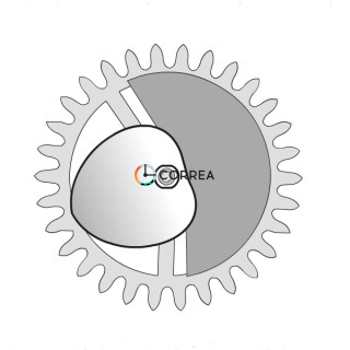 Колесо минутного счетчика №8020 для механизма Eta 7750